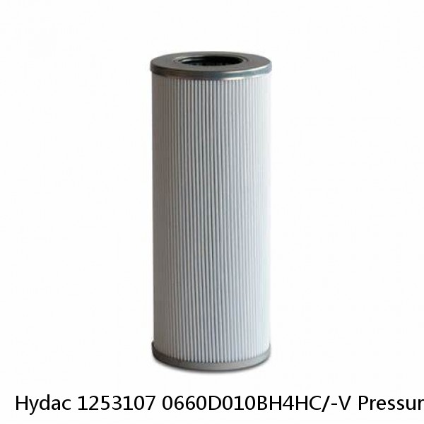 Hydac 1253107 0660D010BH4HC/-V Pressure Filter Element