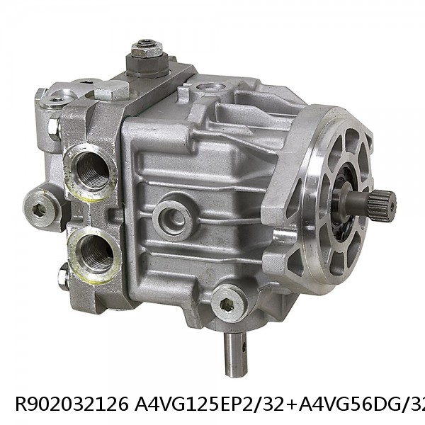 R902032126 A4VG125EP2/32+A4VG56DG/32 Axial Piston Variable Pump AA4VG Series 32