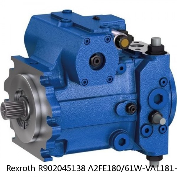 Rexroth R902045138 A2FE180/61W-VAL181-SK Fixed Plug-In Motor Type A2FE