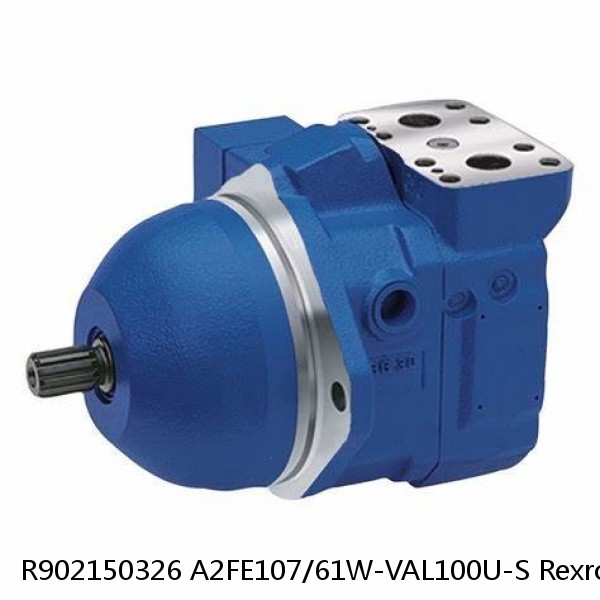 R902150326 A2FE107/61W-VAL100U-S Rexroth Fixed Plug In Motor