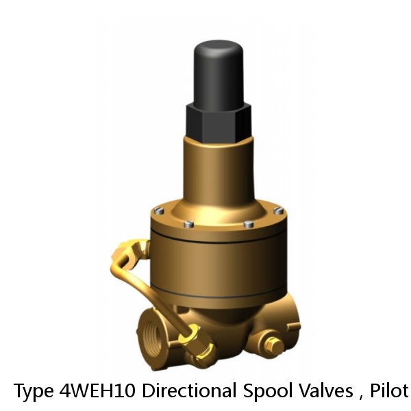 Type 4WEH10 Directional Spool Valves , Pilot Operated With Electro - Hydraulic