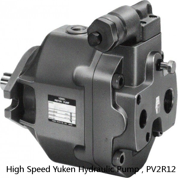 High Speed Yuken Hydraulic Pump , PV2R12 Series Double Vane Pump