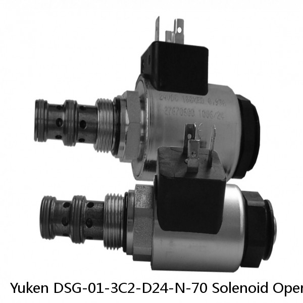 Yuken DSG-01-3C2-D24-N-70 Solenoid Operated Directional Valves