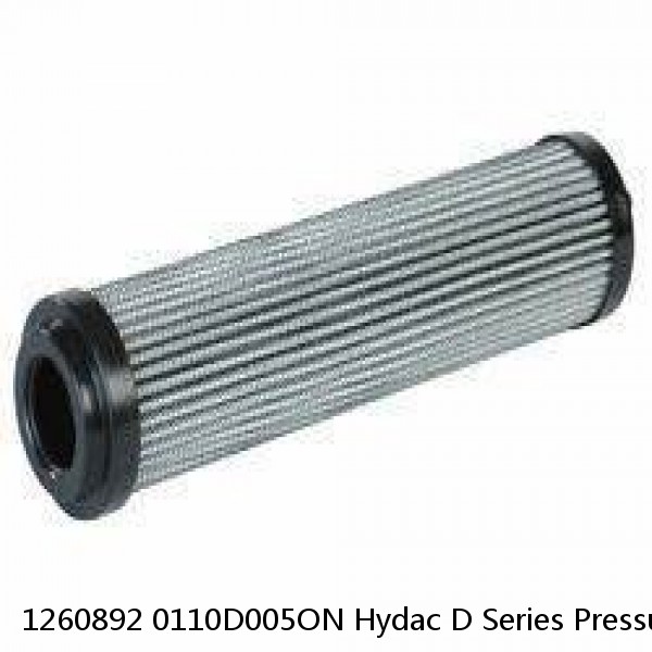 1260892 0110D005ON Hydac D Series Pressure Filter Elements