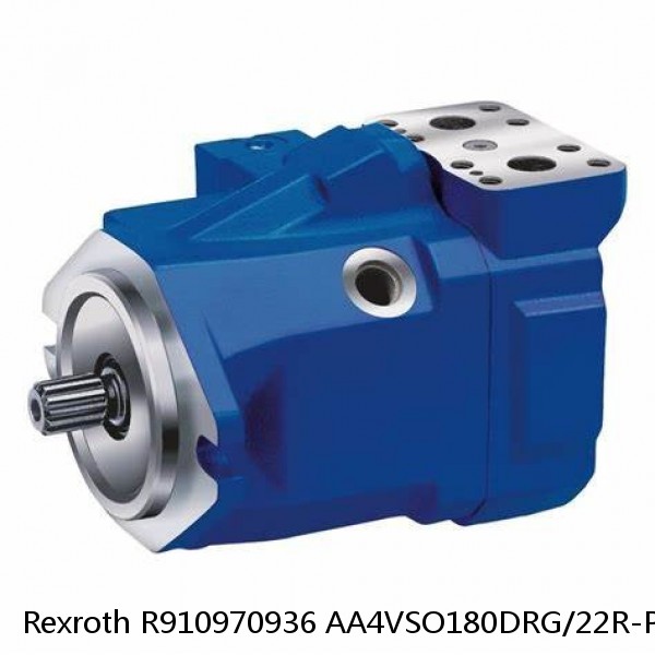 Rexroth R910970936 AA4VSO180DRG/22R-PPB13K27-SO91 Axial Piston Variable Pump