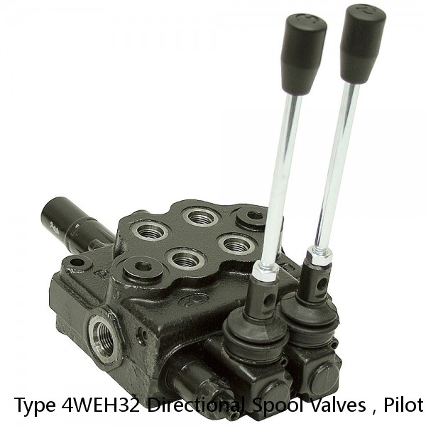 Type 4WEH32 Directional Spool Valves , Pilot Operated With Electro - Hydraulic