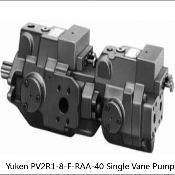 Yuken PV2R1-8-F-RAA-40 Single Vane Pump #1 small image