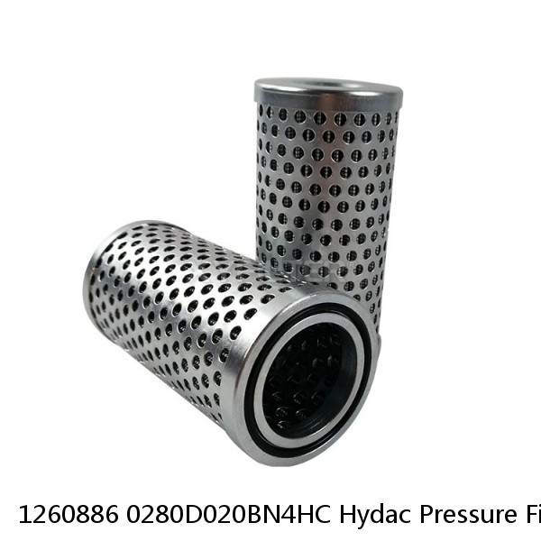1260886 0280D020BN4HC Hydac Pressure Filter Element #1 image