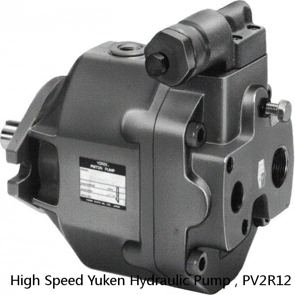 High Speed Yuken Hydraulic Pump , PV2R12 Series Double Vane Pump #1 image