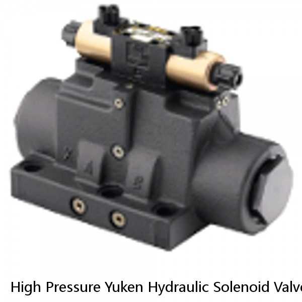 High Pressure Yuken Hydraulic Solenoid Valve With Pilot Operated DSHG 06 Series #1 image