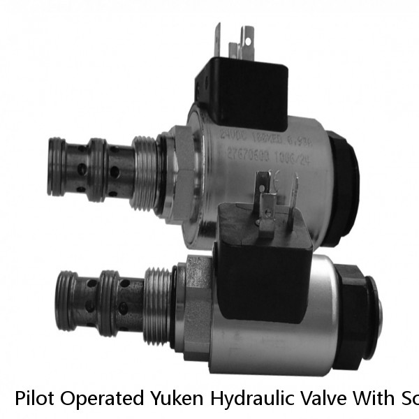 Pilot Operated Yuken Hydraulic Valve With Solenoid Controlled DSHG-03 DSHG-04 #1 image